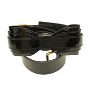 Pre-owned Leather belts Yves Saint Laurent Vintage , Black , Dames