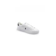 Witte en zwarte leren sneakers HRT CT Ii-Sk-Ath Ralph Lauren , White ,...