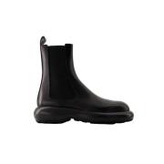 Pre-owned Leather boots Jil Sander Pre-owned , Black , Dames