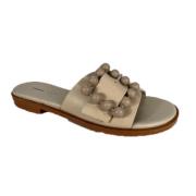 Schoenen Slipper Frau , Beige , Dames