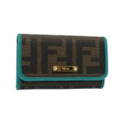 Pre-owned Canvas key-holders Fendi Vintage , Brown , Dames