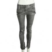 Pre-owned Fabric jeans Balmain Pre-owned , Gray , Dames