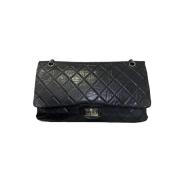 Pre-owned Leather chanel-bags Chanel Vintage , Black , Dames