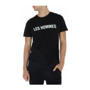 T-Shirts Les Hommes , Black , Heren