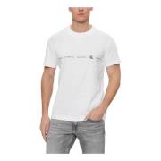 T-Shirts Calvin Klein Jeans , White , Heren