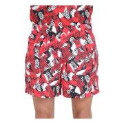 Chicago Bulls All Over Print Shorts New Era , Multicolor , Heren