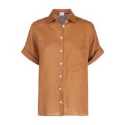 Shirts Eleventy , Brown , Dames