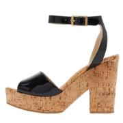 Pre-owned Fabric sandals Stella McCartney Pre-owned , Black , Dames