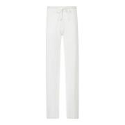 Straight Trousers Eleventy , White , Dames