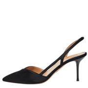Pre-owned Velvet heels Aquazzura Pre-owned , Black , Dames