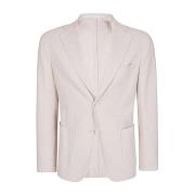 Zachte Katoenen Blazer Eleventy , Beige , Heren