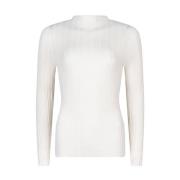 Kimberly Sweater Top Lange Mouw Lofty Manner , White , Dames