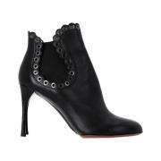 Pre-owned Leather boots Alaïa Pre-owned , Black , Dames