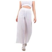 Witte Linnen Marlene Broek Drykorn , White , Dames