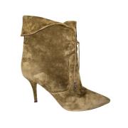 Pre-owned Leather boots Aquazzura Pre-owned , Green , Dames