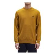 Klassieke Logo Crewneck Sweater Fred Perry , Orange , Heren