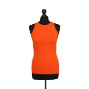 Pre-owned Fabric tops Gucci Vintage , Orange , Dames