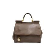 Pre-owned Leather shoulder-bags Dolce & Gabbana Pre-owned , Brown , Da...