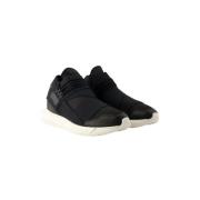 Pre-owned Leather sneakers Yohji Yamamoto Pre-owned , Black , Dames