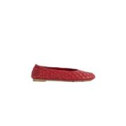 Ballerinas Burberry , Red , Dames