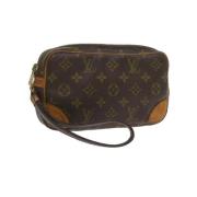 Pre-owned Canvas louis-vuitton-bags Louis Vuitton Vintage , Brown , Da...