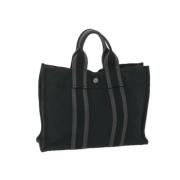 Pre-owned Cotton handbags Hermès Vintage , Black , Dames