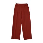 Trousers LOW Classic , Brown , Dames
