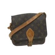 Pre-owned Canvas louis-vuitton-bags Louis Vuitton Vintage , Brown , Da...