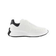 Pre-owned Leather sneakers Alexander McQueen Pre-owned , White , Dames