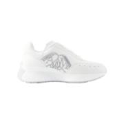 Pre-owned Leather sneakers Alexander McQueen Pre-owned , White , Dames