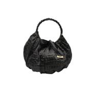 Pre-owned Polyester handbags Armani Pre-owned , Black , Dames