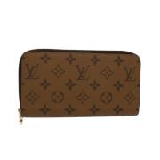 Pre-owned Canvas wallets Louis Vuitton Vintage , Brown , Dames