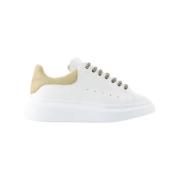 Pre-owned Leather sneakers Alexander McQueen Pre-owned , Beige , Dames