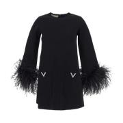 Short Dresses Valentino , Black , Dames