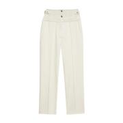 Trousers Sportmax , Beige , Dames