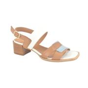 L.Blauw-Camel-Wit O. DH. 3cm Jhay , Multicolor , Dames