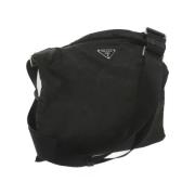 Pre-owned Nylon prada-bags Prada Vintage , Black , Dames