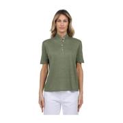 Koreaanse halfmouw shirt Gran Sasso , Green , Dames