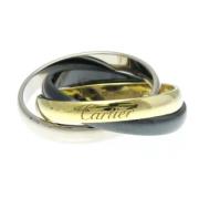 Pre-owned Metal rings Cartier Vintage , Multicolor , Dames