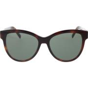 Zonnebril Saint Laurent , Brown , Dames