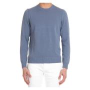 Round-neck Knitwear Drumohr , Blue , Heren