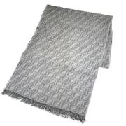 Pre-owned Wool scarves Fendi Vintage , Gray , Dames