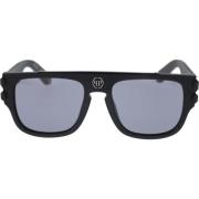 Heren Zonnebril - Iconische Stijl Philipp Plein , Black , Heren