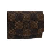 Pre-owned Canvas wallets Louis Vuitton Vintage , Brown , Dames