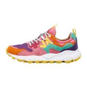 Suede and technical fabric sneakers Yamano 3 Woman Flower Mountain , O...