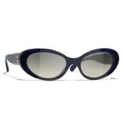 Sunglasses Chanel , Blue , Unisex