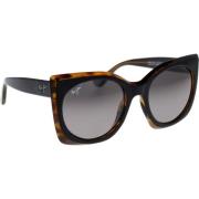 Iconische Gepolariseerde Zonnebril voor Vrouwen Maui Jim , Black , Dam...