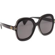 Iconische Zonnebril voor Vrouwen Gucci , Black , Dames