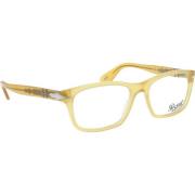 Stijlvolle originele receptbrillen Persol , Yellow , Unisex