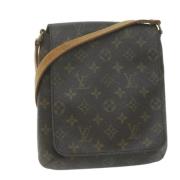 Pre-owned Canvas louis-vuitton-bags Louis Vuitton Vintage , Brown , Da...